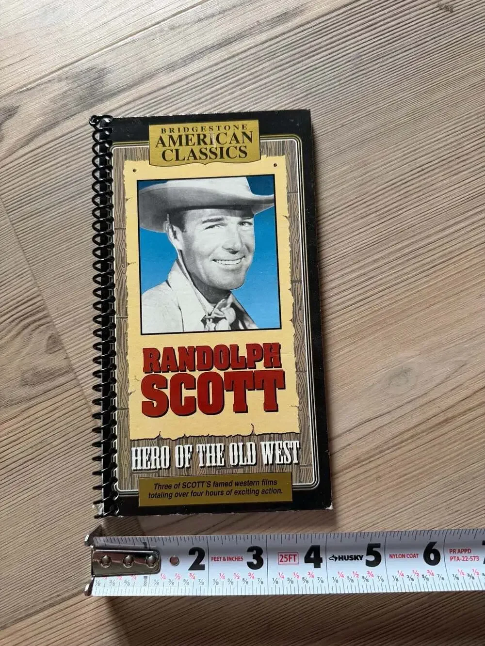 Randolph Scott - Hero of the Old West Spiral Bound Notebook